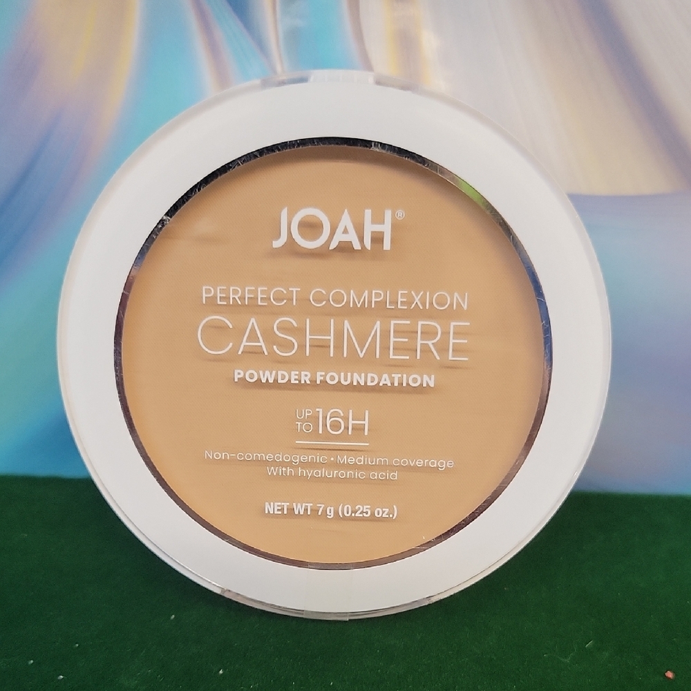 JOAH Perfect Cashmere Powder Foundation 7g New Sealed Dark Neutral Undertones